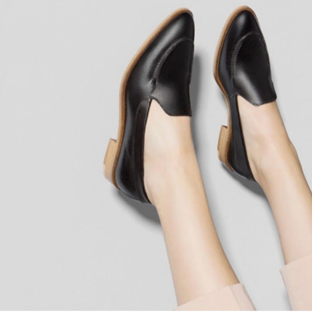 Everlane Black Leather Loafers